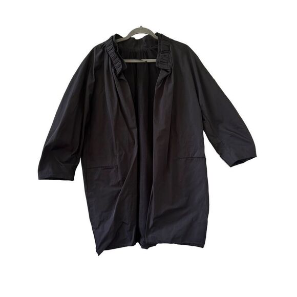 Jarbo Cocoon Open Front Jacket Women’s Black Size Large - Picture 1 of 6